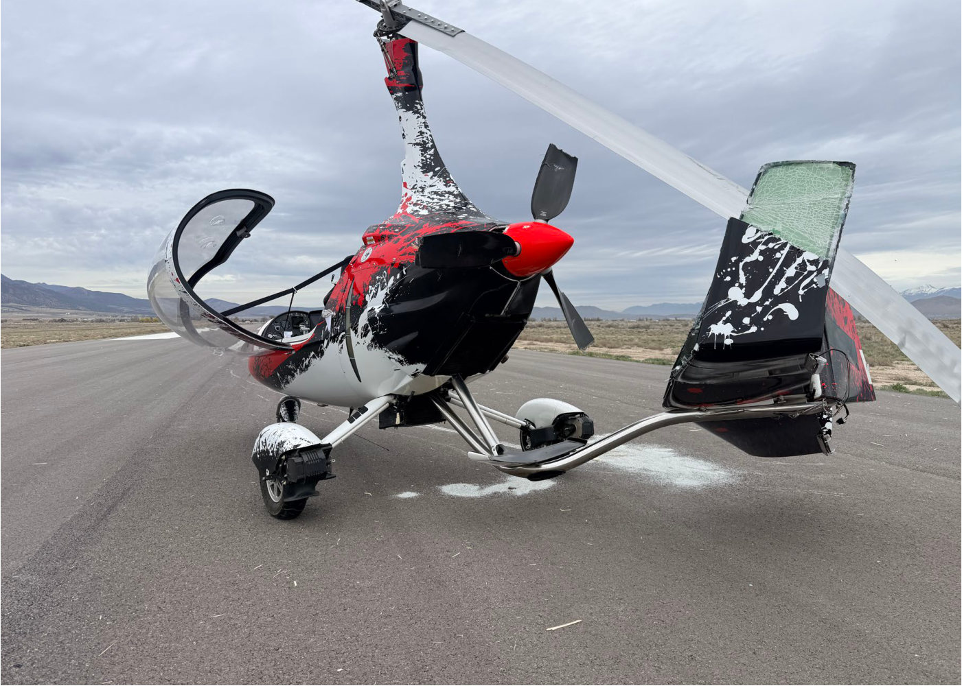 Photograph <built-in method index of str object at 0x7fdee1e40300>, from the NTSB investigation of Salt Lake Gyrocopters LLC CALIDUS accident near Fairfield, Utah, March 23, 2026