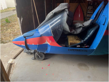 Photograph 5 – Forward fuselage damage, from the NTSB investigation of Quicksilver GT-400 accident near Chula Vista, California, March 23, 2026
