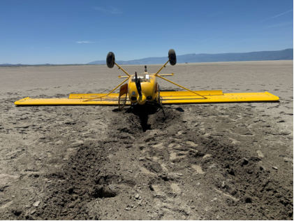 Photograph 1 – View of airplane inverted from the front, from the NTSB investigation of Amateur-built GLASTAR accident near Summer Lake, Oregon, June 15, 2026