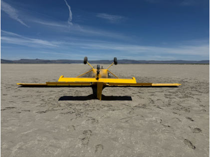 Photograph 3 – View of airplane inverted from the rear, from the NTSB investigation of Amateur-built GLASTAR accident near Summer Lake, Oregon, June 15, 2026