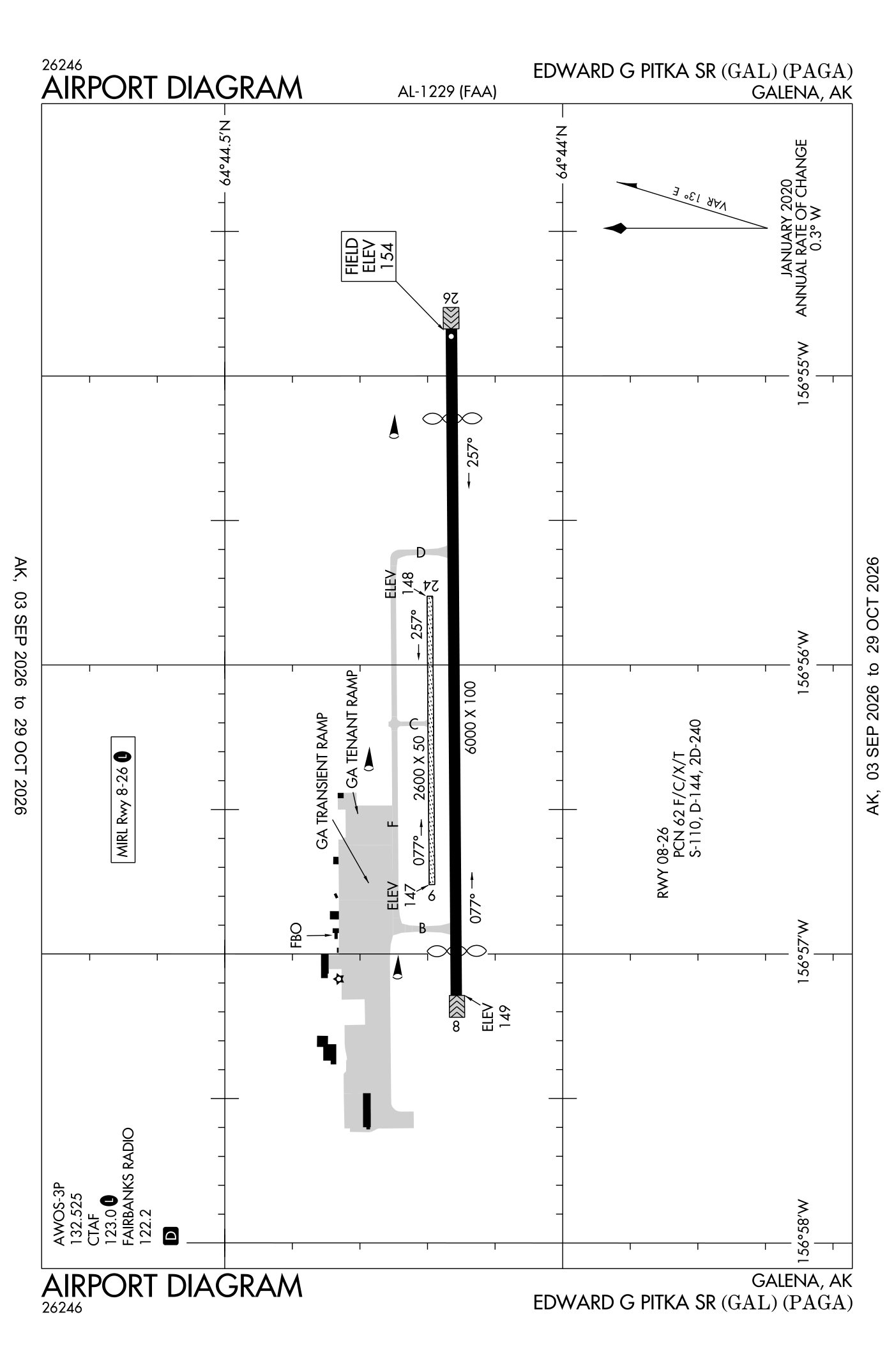 FAA airport diagram for Edward G Pitka SR Airport