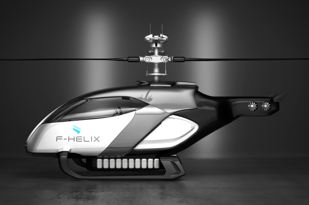 F-Helix-electric-helicopter-concept-side-view-Italy