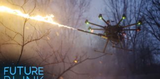 Drone With Flamethrower