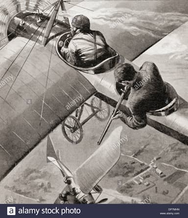 Artist’s Impression: An Early Air Battle (1914)