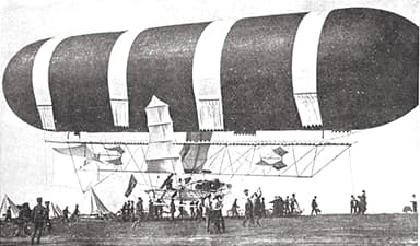 British Army Dirigible No 1 When She Flew on 10 September 1907
