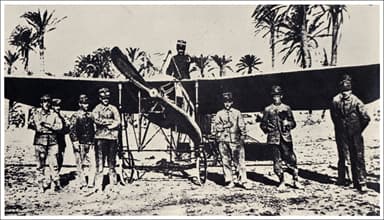 Captain Piazza's Blériot XI during the Campaign of Libya, 1911