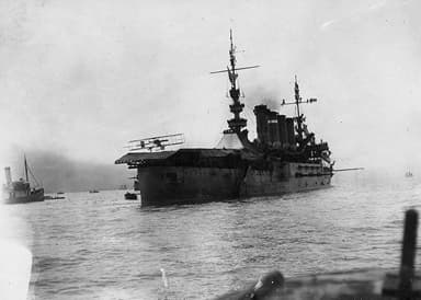 Ely landing on the USS Pennsylvania in San Francisco Bay, January 18, 1911