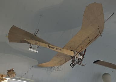 Etrich Rumpler Taube in the Deutsches Museum Similar to Gavotti’s Airplane