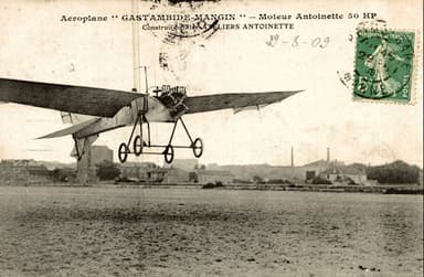 Experimental Monoplane Gastambide-Mengin and Antoinette II (February 1908)