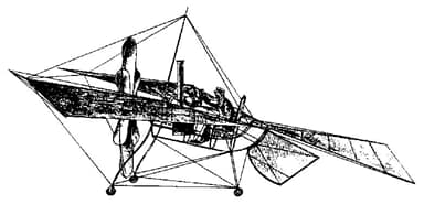 Félix du Temple's 1874 Monoplane Design