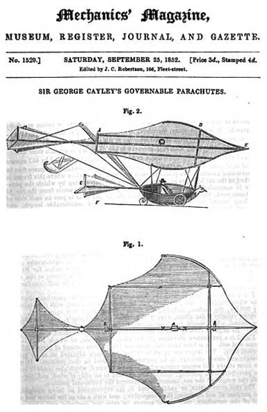 George Cayley’s Design for a ‘Governable Parachute’