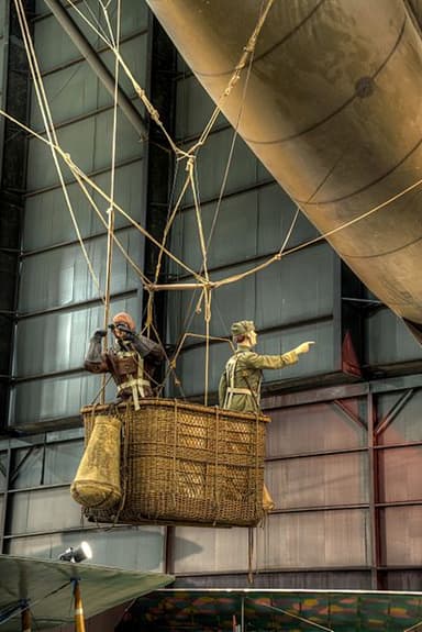 Gondola of Caquot Type R Observation Balloon at the USAF Museum