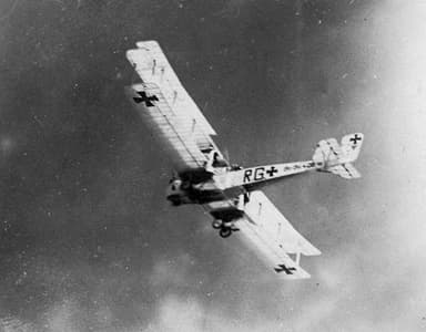 Gotha G.IV Heavy Bomber in Flight