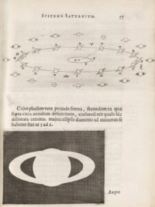 Huygens' Explanation for the Aspects of Saturn, 1659