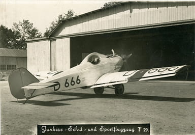 Junkers J29 Displaying Doppelflügel Control Surface