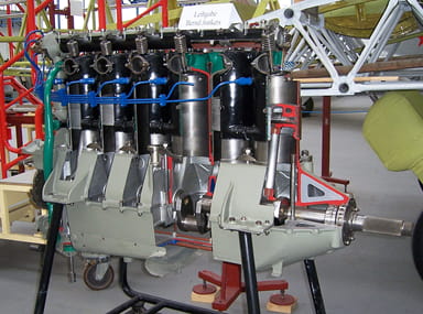 Junkers L5 Engine at Technikmuseum Hugo Junkers