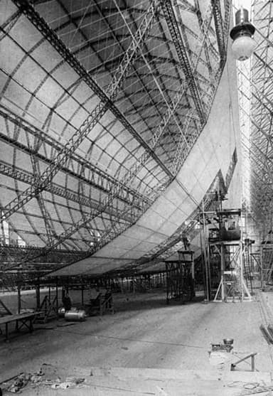 LZ-127 Graf Zeppelin Under Construction (1927)