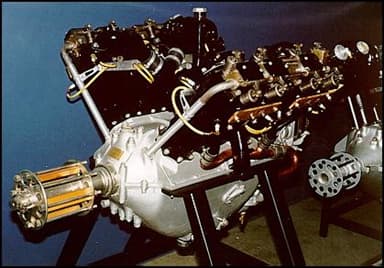 Lorraine-Dietrich 8Be Aircraft Engine