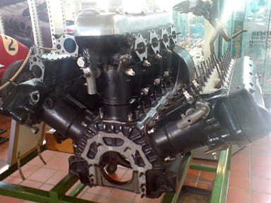 Napier Lion Engine at Brooklands Motor Museum