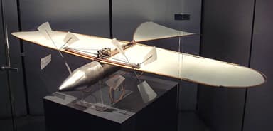 Original model aircraft, at Musée de l'Air et de l'Espace Near Paris