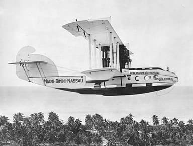 Passenger Version Over Bahamas (1921)