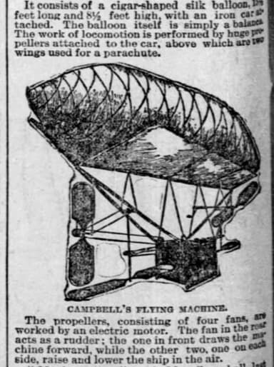 Peter C. Campbell’s Flying Machine