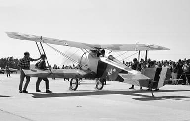 Preserved Hanriot HD.14 at Watsonville, California 1967 or 1968