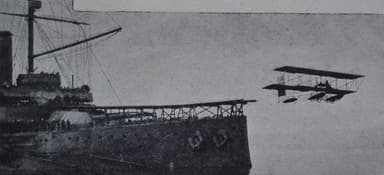 Protected Cruiser HMS Hermes Converted into a Seaplane Carrier