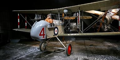 Reproduction of a DH.2 on Static Display (Note Gun Mount)