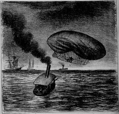 Santos Dumont's Accident on February 14, 1902 with No 6