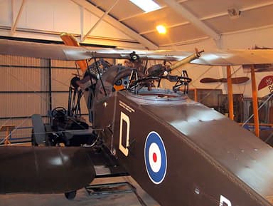 Scarff Ring on a Bristol F.2B at the Shuttleworth Collection