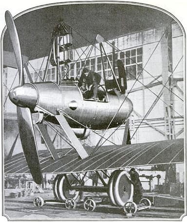 Single Engine Nacelle on Zeppelin-Staaken R.XVI