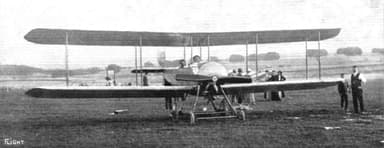 Single Tractor Engine, Two-Seat, Two-Bay Bristol T.B.8 Biplane