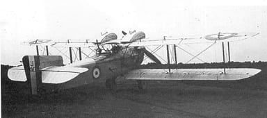 The Fairey Fawn Showing Fuel Tanks Above Top Wing