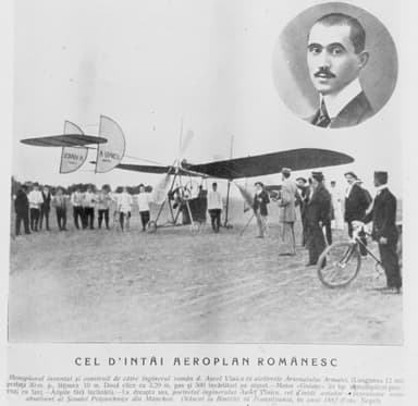 The First Flight of the A Vlaicu I
