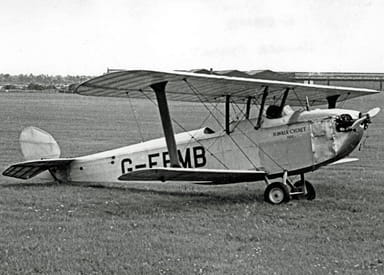 The Surviving Cygnet at Coventry Airport in 1954