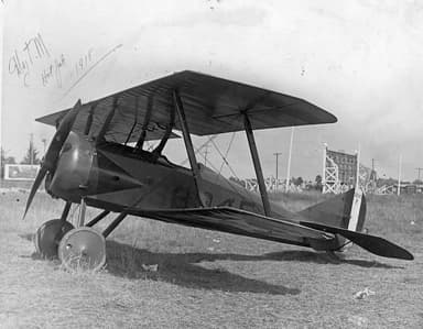 Thomas Morse S-4C with Training School Number on Fuselage Sides