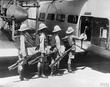 Troops Emplaning on a Vickers Victoria