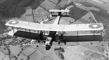 Vickers Virginia in Flight (Circa 1922)