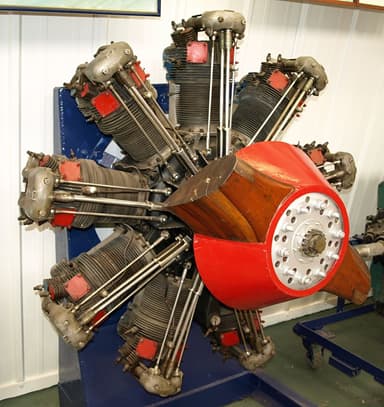 Bristol Jupiter VII Engine on Which the Nakajima Kotobuki 2 Was Based