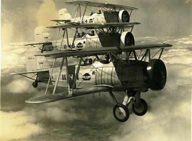 Curtiss F8C-5 Formation, Circa 1930