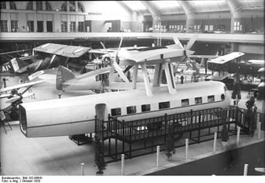 Farman F.180 Fuselage and Engine Mockup at the Berlin Air Show in 1928