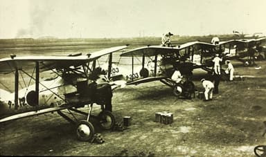 Squadron of Japanese Nakajima A1Ns