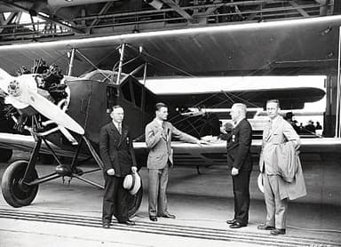 Stinson SB-1 Detroiter Biplane in Hangar