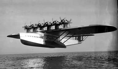 A Dornier Do X Twelve Push-Pull Engine Heavy Seaplane