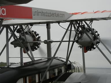Engine Detail of a Sikorsky S-38 Replica