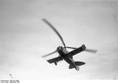 Focke-Wulf C 19 ‘Heuschrecke’ (Grasshopper) in Flight in September 1932)