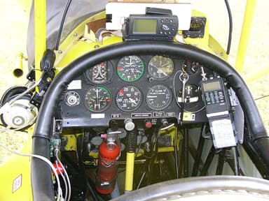 Instrument Panel of a Pietenpol Air Camper