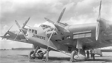 Junkers G.38 Showing Wing Cabins and Four Engines
