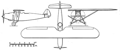 Potez 39 3-View NACA Aircraft Circular No.114